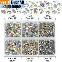 LPBeads hotfix rhinestones size spectrum demonstrates versatile options for clothing and accessories