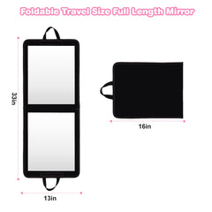LPHUMEX travel mirror with dancer-friendly full-body view before performances