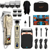 LQT Hair Clippers Set showcasing professional design and features