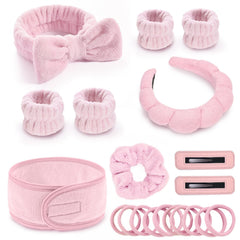LTHYHJ Spa Gift Set headband close-up with absorbent fabric for mess-free skincare