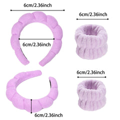 LTHYHJ wristbands prevent water runoff during makeup and cleansing