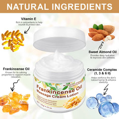 LTQXGT Frankincense Balm hands application demonstrates quick absorption without greasiness.