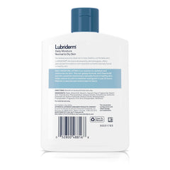Lubriderm Daily Moisture close-up — creamy texture ready to moisturize body and hands.