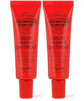 Lucas Papaw Ointment 15g tube with lip applicator; soothing dry lips.