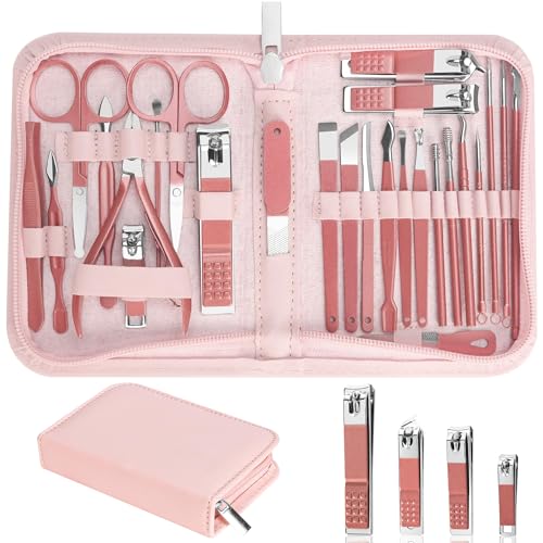 Luck Around nail clippers set in open case for easy organization.