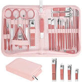 Luck Around nail clippers set in open case for easy organization.