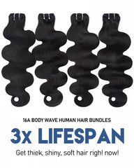 Lucklady body wave bundles 20inch offer versatile length options
