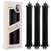 Luckybear overnight heatless curler set in satin velvet for gentle, snag-free styling.