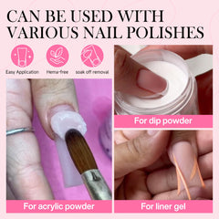 Luckyfairy soft gel nails in translucent gloss offer comfortable wear.
