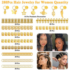 Lucomb dreadlock beads metal with smooth edges for comfortable wear