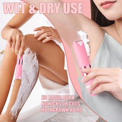 LUDAHOCY Bikini Trimmer works in the shower for convenient maintenance and quick touch-ups.
