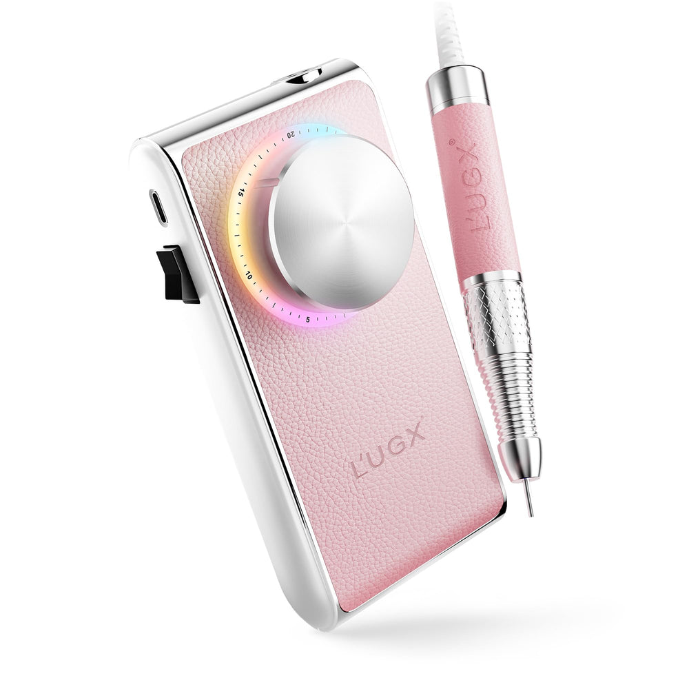 LUGX professional nail drill 30,000 RPM cordless for smooth manicures.