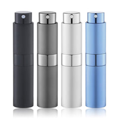 Lulupack travel perfume bottle 8ml front view, compact on-the-go fragrance solution