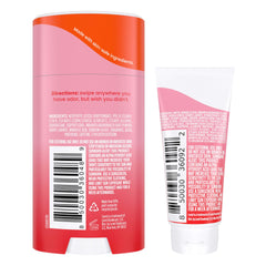 Lume Peony Rose bundle packaging showing dual-form odor protection.