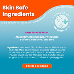 Lume unscented close-up demonstrates smooth glide and skin-friendly formula.