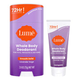 Lume Invisible Cream Mini application demonstrates quick, even coverage for hard-to-reach areas.