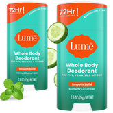 Lume Minted Cucumber stick on display for all-day odor control.