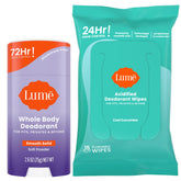 Lume Whole Body Deodorant Smooth Solid Stick provides long-lasting odor control.
