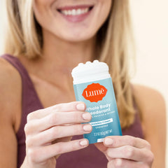 Lume unscented packaging emphasizes fragrance-free odor management.