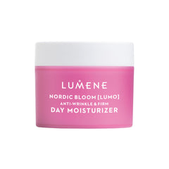 Lumene Nordic Bloom Lumo bottle front promotes daily hydration and radiant skin