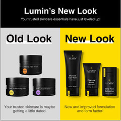 Lumin Daily Face Moisturizer texture closeup shows quick-absorbing cream