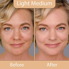 LUMINESS airbrush spray foundation mist enabling quick, even application.