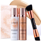 LUMINESS kit packaging image showing an all-in-one starter set for easy at-home makeup.