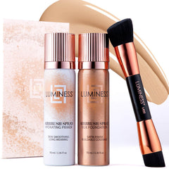 LUMINESS kit packaging image showing an all-in-one starter set for easy at-home makeup.