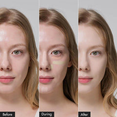 LUNA Conceal Blender Palette vanilla shade for brightening dull areas.