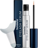 Lunavia Eyelash Serum bottle with pour spout ready for nightly conditioning