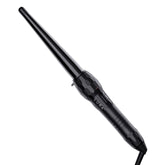LURA curling wand close-up showing ceramic-tourmaline coating for smooth frizz-free curls