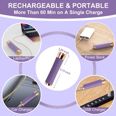 Lurini facial hair remover USB charging cable enables cordless grooming on the go