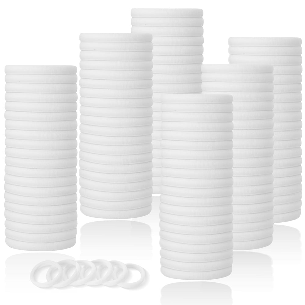 LuSeren 120pcs no-damage hair ties for daily wear and gifting