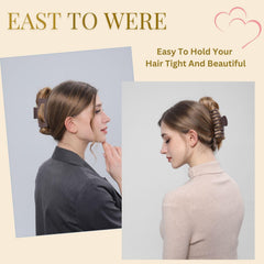 LuSeren non-slip hair clip keeps hair in place without snagging.
