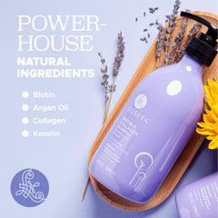 Luseta argan oil ingredient shot suggesting nourishing shine
