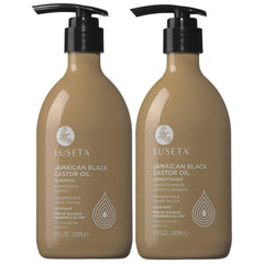 Luseta Castor Oil Shampoo bottle front view for dry hair hydration