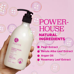 Luseta color-safe shampoo bottle suitable for treated hair.