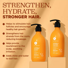 Luseta color-safe shampoo closeup underscores sulfate- and paraben-free care for color longevity.