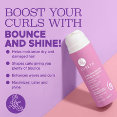 Luseta Curl Defining Cream curls after styling with defined shape.