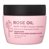 Luseta rose oil hair mask jar with rich moisture for smoother, shinier hair