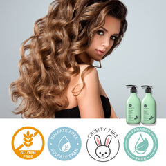 Luseta Tea Tree & Mint Shampoo foamy lather highlighting invigorating mint cleanse.