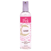Luster's Pink Glosser bottle pour enables quick shine and frizz control for polished style.