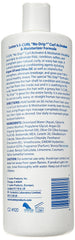 Luster's Scurl Right On Curl 32oz label closeup highlights long-lasting frizz control.