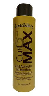 Lustrasilk Max Curl Activator Moisturizer bottle front for curl hydration