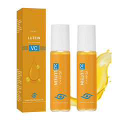 Lutein Eye Essential Oil rose drum design bottle showcases convenient, mess-free application.