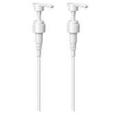 luuckeeys dispenser pump extended-tube demonstrates adjustable reach for tall shampoo bottles