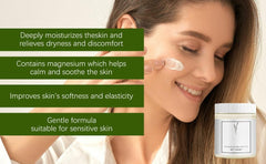 LUusmm Neuropathy Mama Oasis Lotion packaging for daily moisturizing routine