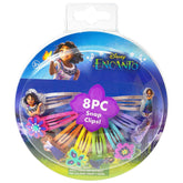 LUV HER Disney Encanto 8-pack hair clips in bright colors for quick, secure styling.