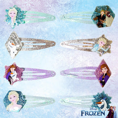 LUV HER Disney Frozen hair clips close-up highlights vibrant colors for playful styling