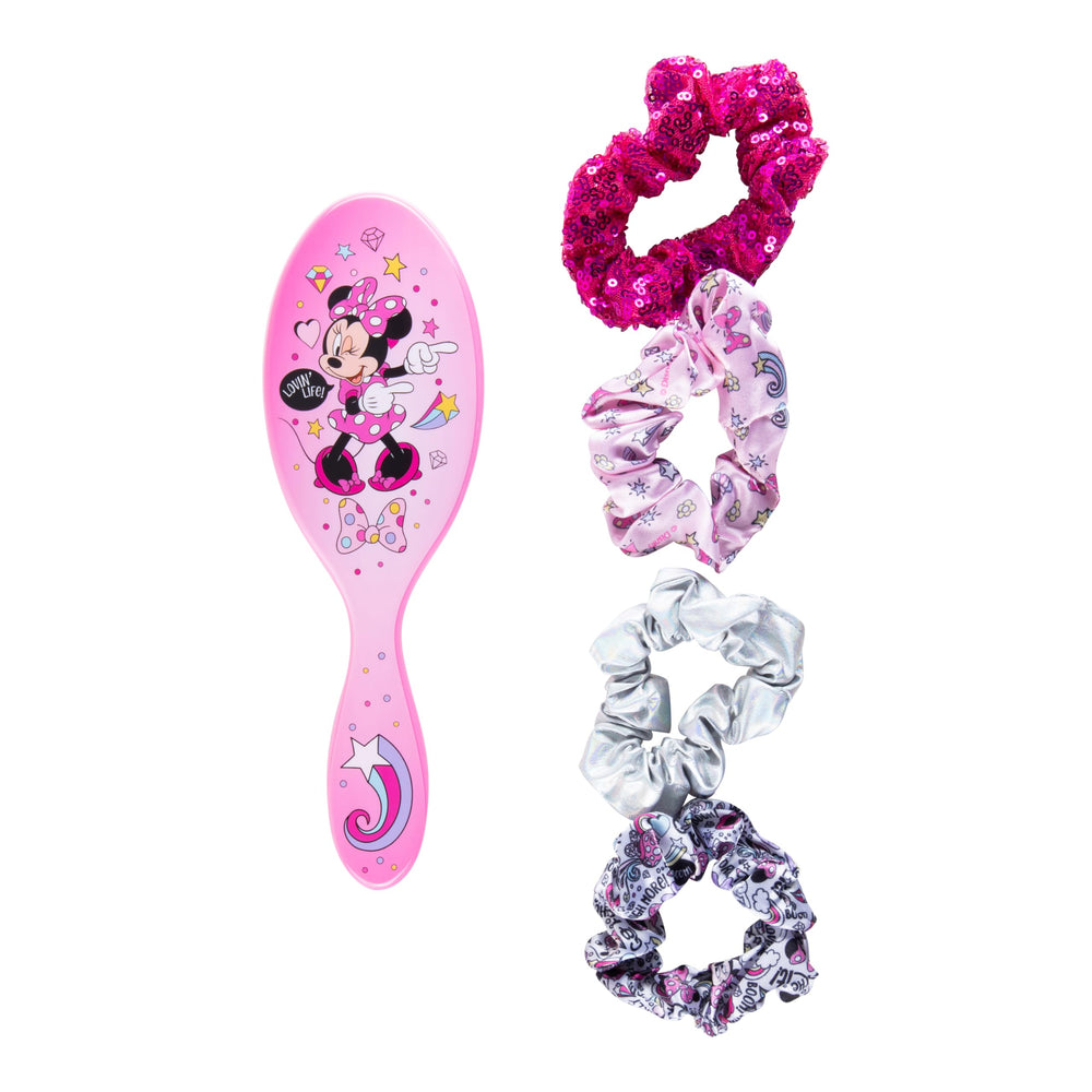LUV HER Disney Minnie hair brush for gentle detangling during daily grooming.
